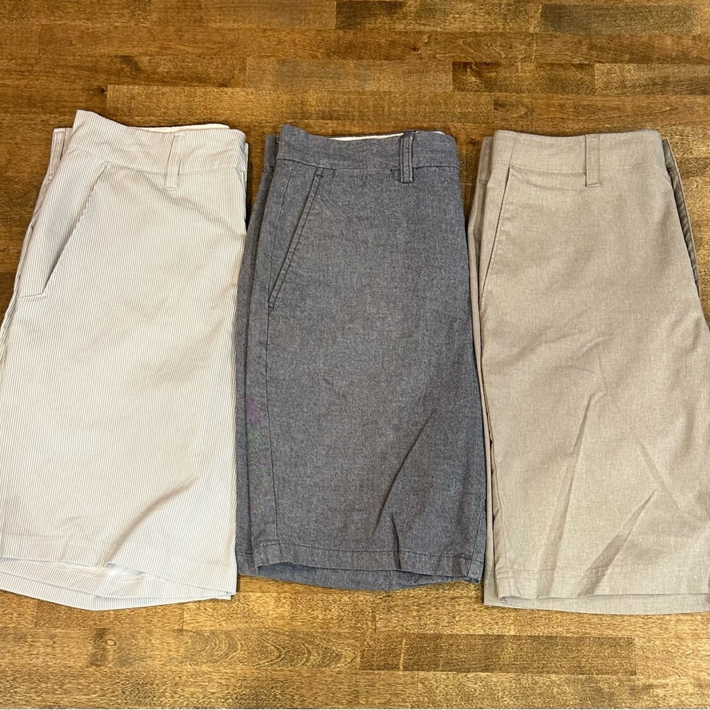 3 Pairs of Men’s Golf Shorts - Size 30
